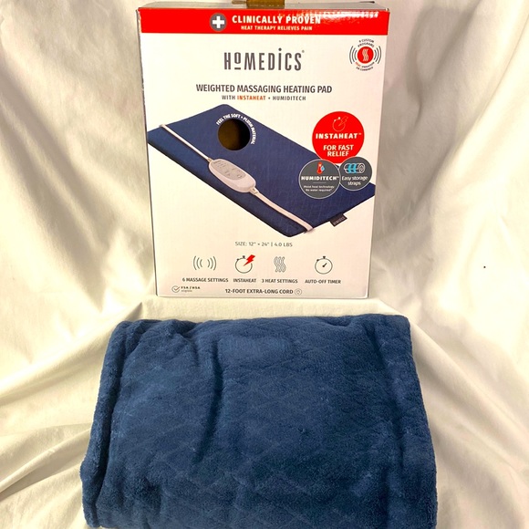 Homedics Other Homedicsweighted Electric Heating Padmassaging